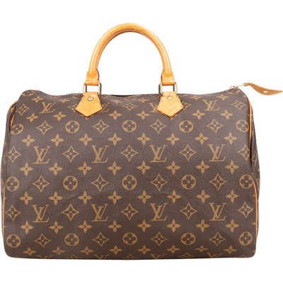 Louis Vuitton Monogram Canvas Speedy 35 Handbag Tasche
