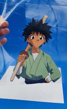 RUROUNI KENSHIN- Original production cel of YAHIKO - plus preliminary sketch!