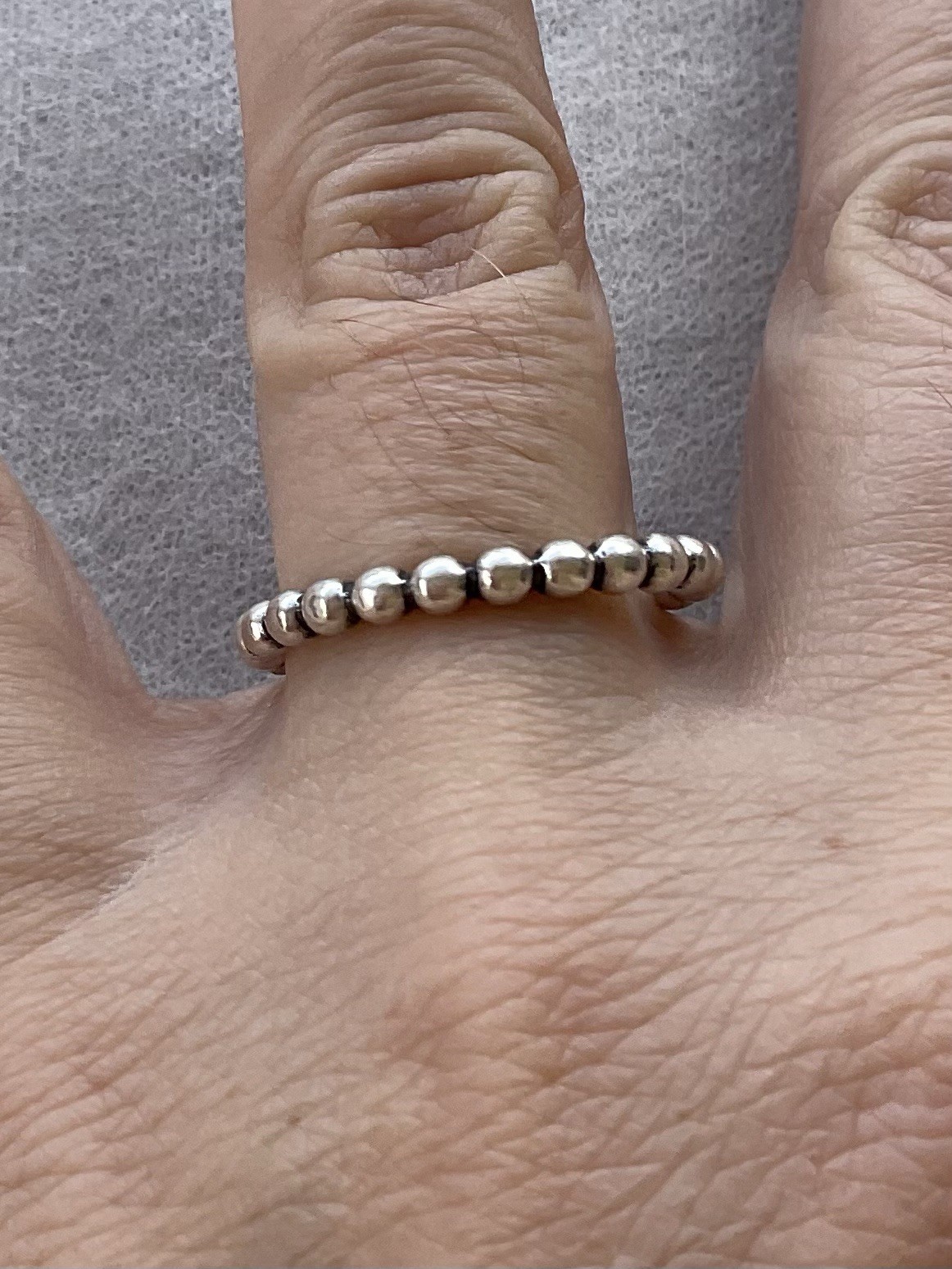 Pandora ALE 925 Sterling Silver Stackable Bubble … - image 4