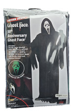 Scream Ghost Face 30th Anniversary Father Death Costume Set Glow n the Dark Mask