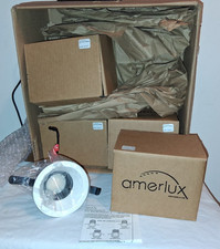 Lot Of 4 Amerlux LED Light Fixtures HDL-HP-RD-A17-T-MWW-VWF-30 Round Downlight