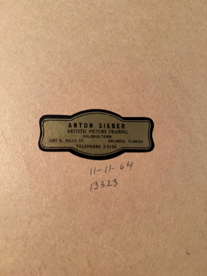 Vintage 1960s Framed Reproduction Map - Suffolk, England Christopher Saxton 1575 - Image 4 of 4