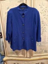 Ming Wang Lightweight Royal Blue blazer Xl