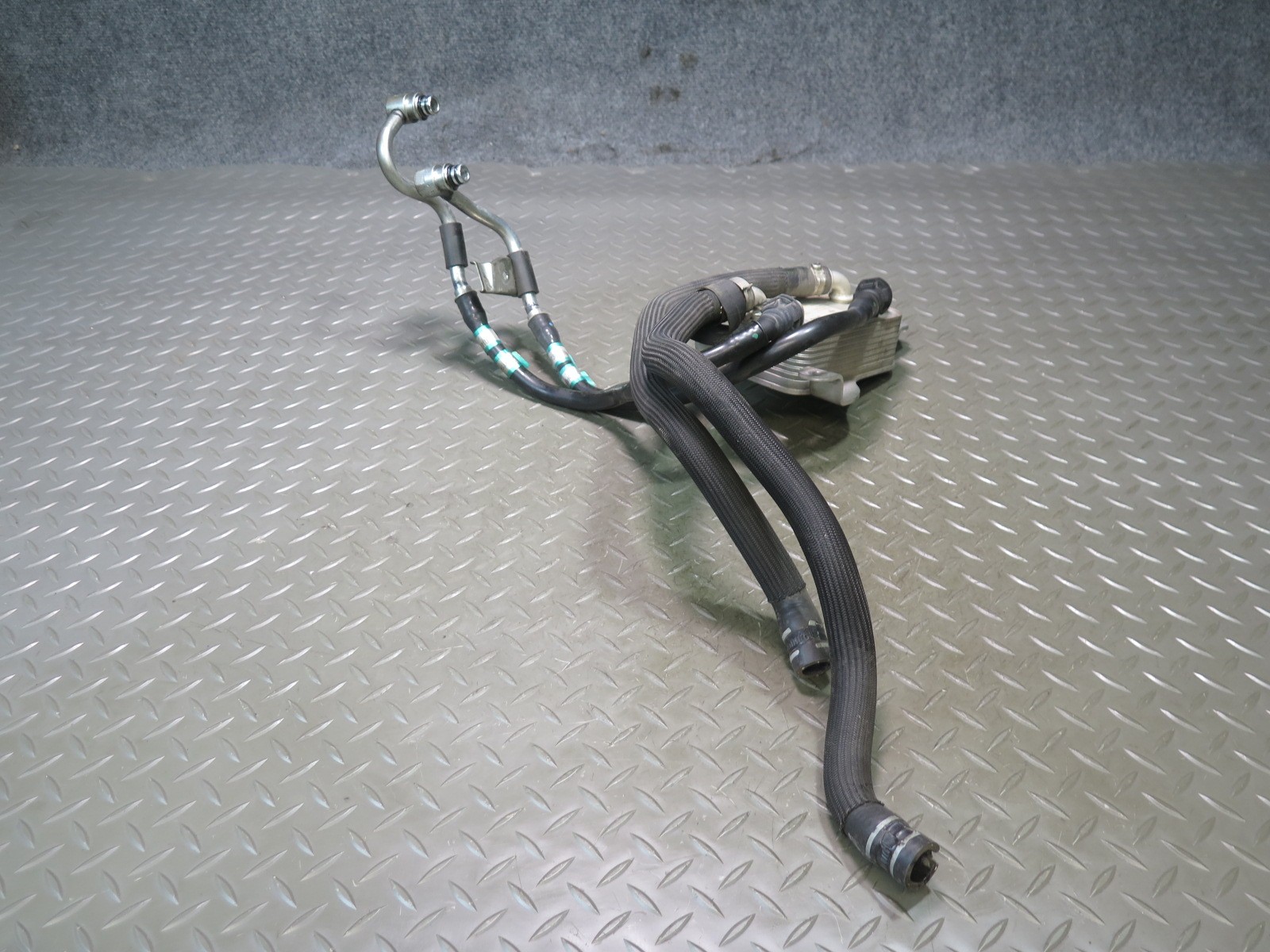 2014-2017 MASERATI GHIBLI M157 SQ4 TRANSMISSION OIL COOLER W/ LINE HOSE PIPE SET