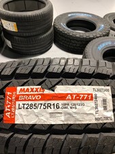 2 New Lt 285 75 16 Lre 10 Ply Maxxis Bravo At-771 All Terrain Tires