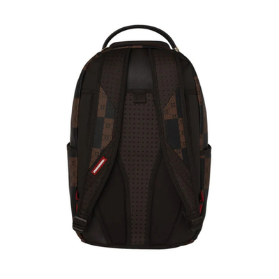 Sprayground Check Paris DLXSV Backpack Unisex OS Brown Shoulder