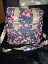 JJ Cole Knapsack Diaper Bag, Navy Floral. See description or photo