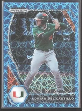 Adrian Del Castillo 2021 Panini Prizm Draft Picks Blue Velocity Prizm #PDP67
