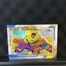 2026 Topps Finest Fantastic Four #TL-02 Hulk vs. Thing Finest Timelines Case Hit