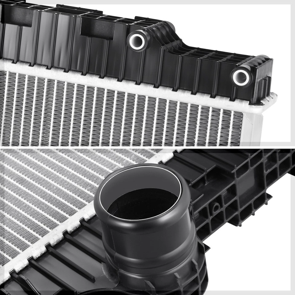 [2 filas] Radiador de aluminio estilo OE para 08-15 Peterbilt 388/389/367/Kenworth W900 Foto 4 de 4