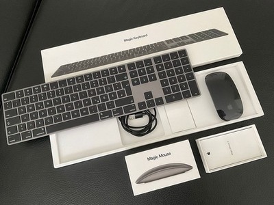 Apple Magic Wireless Keyboard und Mouse, Modell  space grey  ++ TOP +++