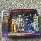 Jazwares FNAF Endo Series Toy Chica & Highscore Toy Chica Set Glowing Eyes