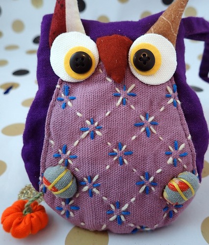 Cute Owl Handicraft Cloth Zero Purse zipper wallet small bags Woman Girl Gift - Picture 13 of 28