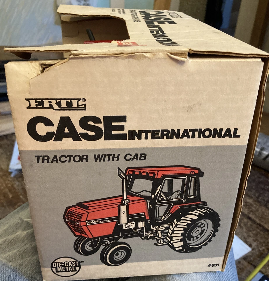 ¡¡¡Extremadamente raro!!! Tractor Ertl Case International 2394 con cabina #631 Foto 3 de 4