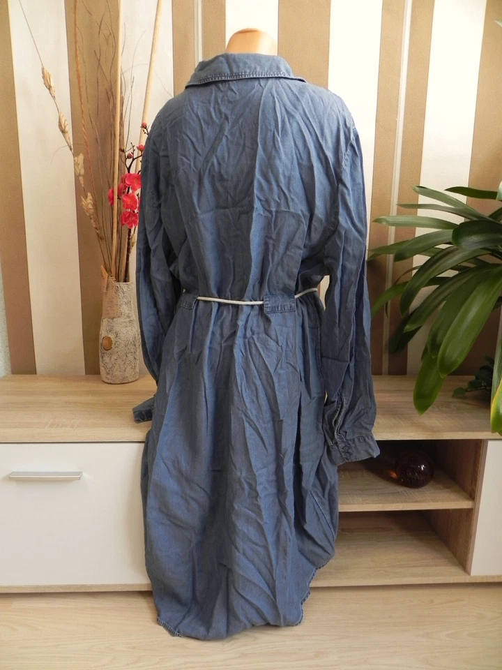 Tom Tailor * hübsches, weiches Hemd- Kleid Blusenkleid Lyocell * Gr. 48 - Bild 4 von 4