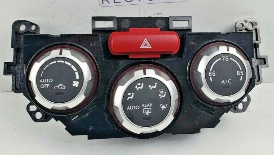 Subaru Impreza WRX STI 2009-10 calefacción aire acondicionado soplador control climatización OEM P/N 72311SC100 Foto 2 de 4