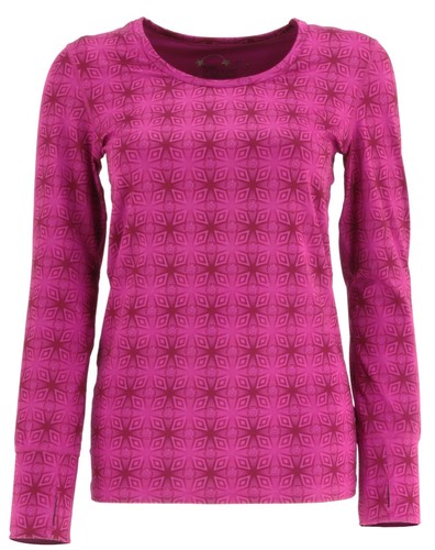 CAMISA TÉRMICA DE MUJER TERRAMAR HOTTOTTIES GEO ESTAMPADO CUELLO ESCOTILLA TOP BASE M - Imagen 3 de 10