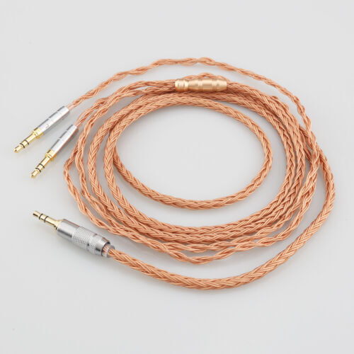 16Core 7N OCC Cobre Auriculares Cable para 2x3.5mm Hifiman Sundara Ananda HE1000se - Imagen 17 de 20
