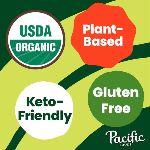 Pacific Foods Organic Vegetable Broth, Plant Based, 32 oz Carton - 第 3/5 張圖片