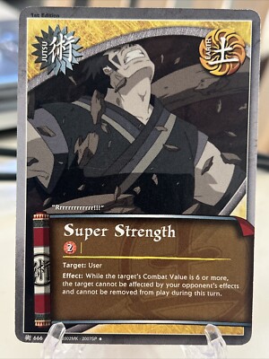 Naruto CCG 1st Edition Super Strength 666 NM Earth | eBay