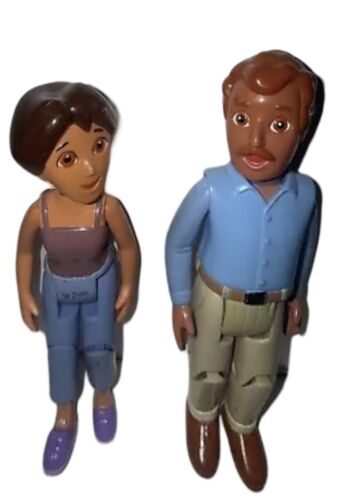MATTEL Dora The Explorer Dollhouse Mom & Dad Figures Mami & Papi Viacom - Picture 3 of 4