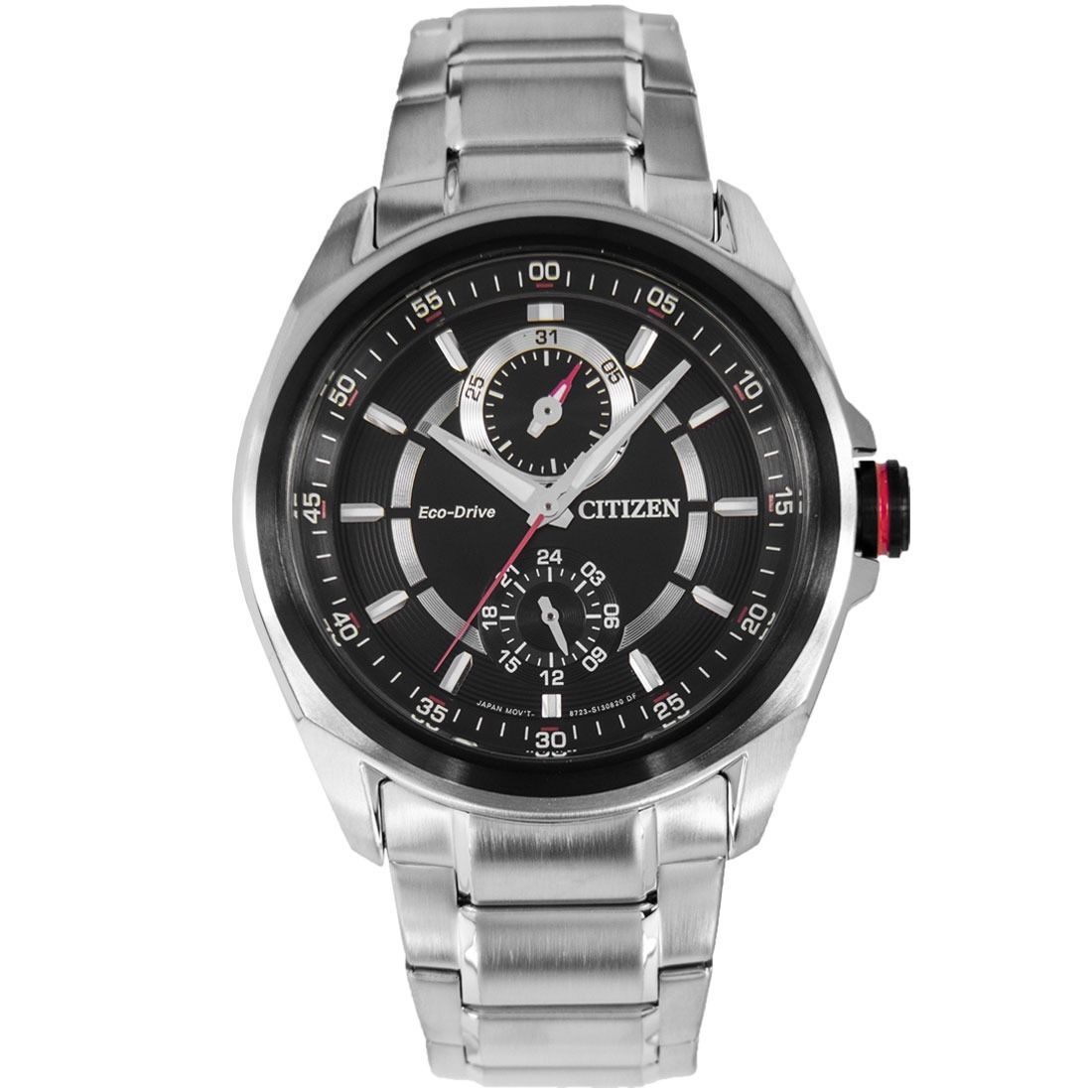 Citizen BU3004-89E Eco-Drive Power Reserve Stainless Steel Men's