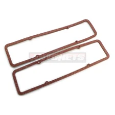 SB Chevy .330" Extra Thick Cork Steel Core Valve Cover Gaskets 327 350 383 SBC