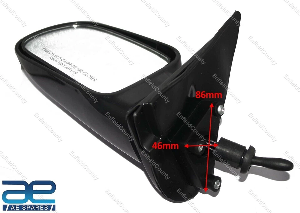Side Rear View Mirror Left Side For Suzuki Alto VXI Esteem VXI - Изображение 3 из 4