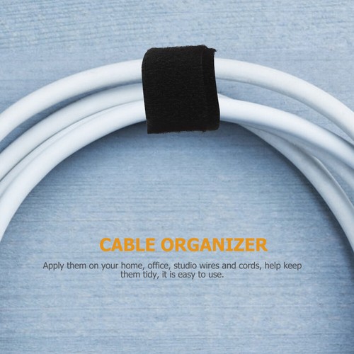 Tie Organizing Cable Cords Reusable Organizers Clear Ties - Afbeelding 9 van 10