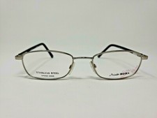 Grimaldi Roma Eyeglasses Frame Italy 2038 KW2 51-18-140 Silver/Black WJ83