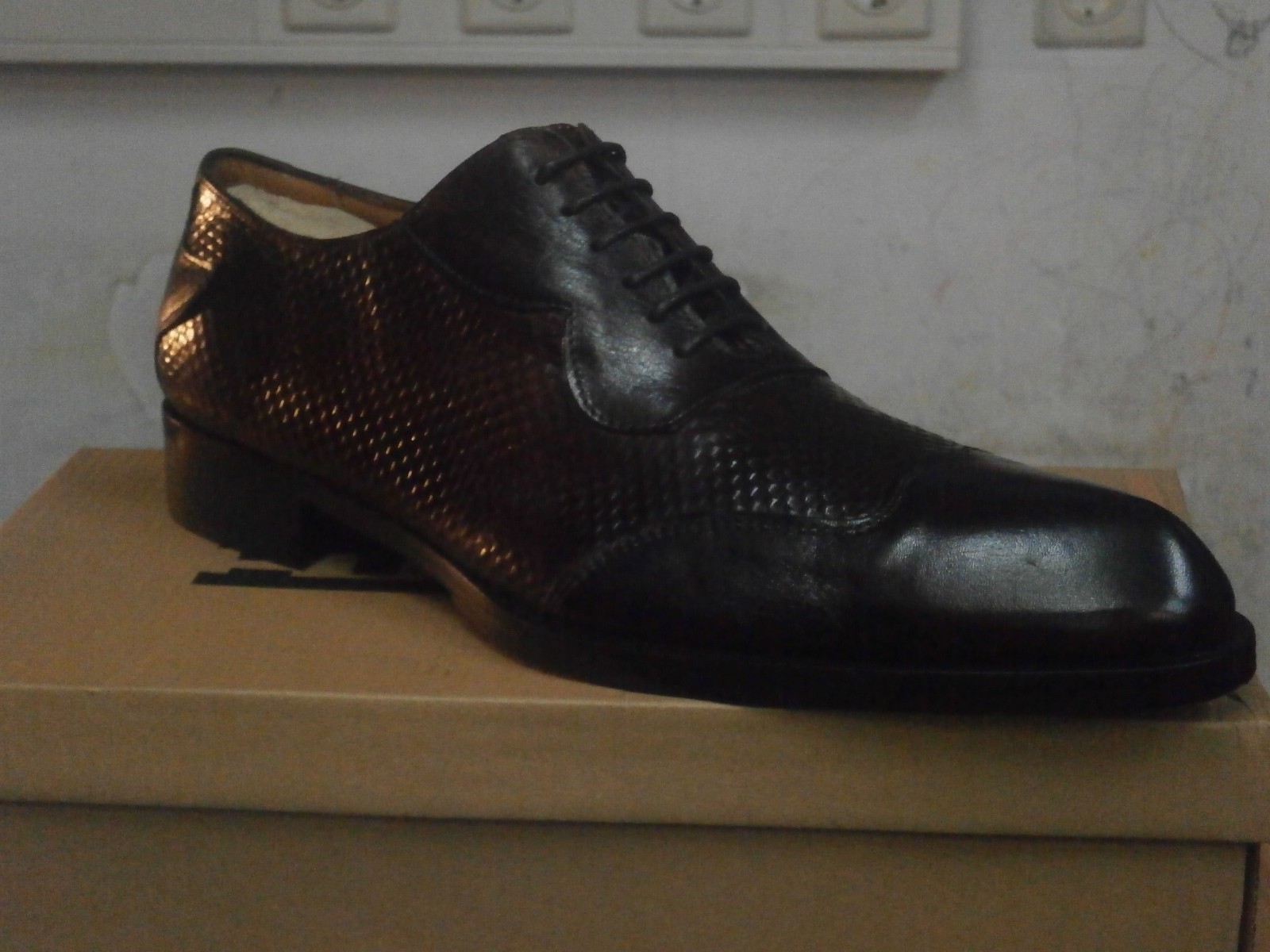 SAOLA Scarpe uomo Italian shoes ANDREA CORELLI SOLID scarpe eleganti in pelle.