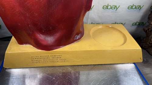 VINTAGE 1960'S "SMOOTH AS SILK KESSLER" HAND-PAINTED PROMO WHISKEY DISPLAY - Picture 13 of 21