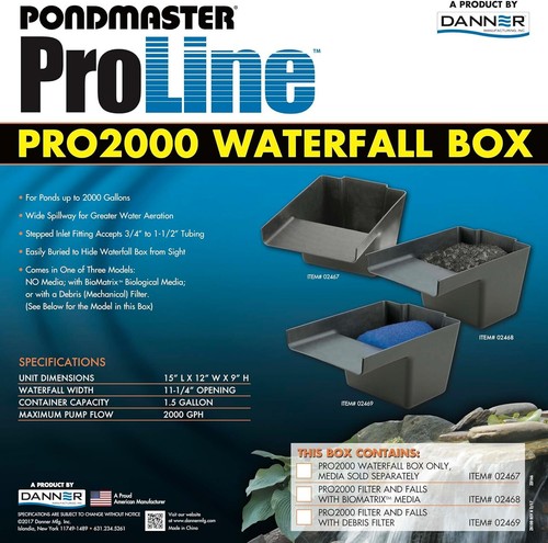 Pondmaster ProLine Pro2000 Wasserfallbox mit Biomatrix Medien - 02468 - Bild 4 von 4