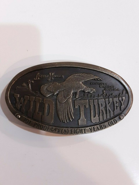 wild turkey belt buckle