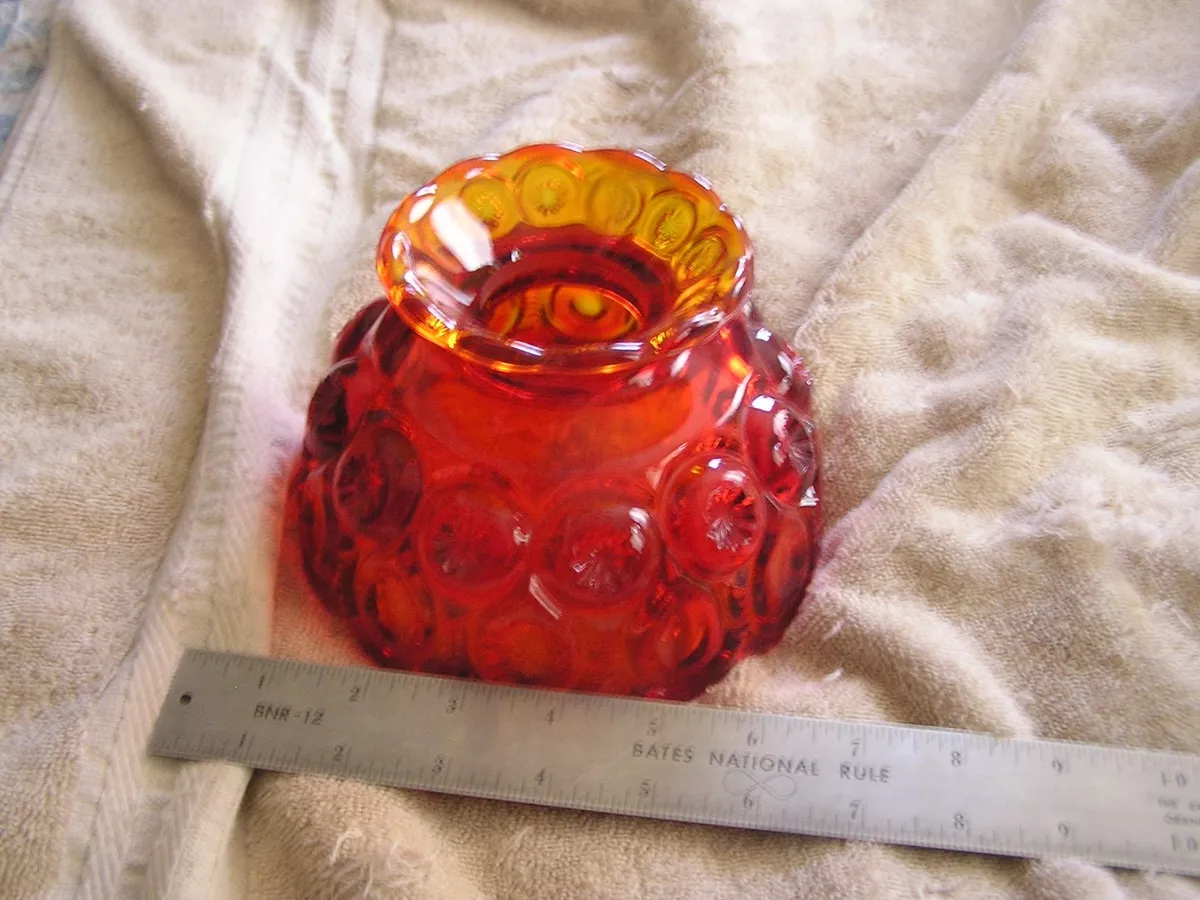 Vintage Orange Antique Art Deco Glass Light Lamp Shade eBay