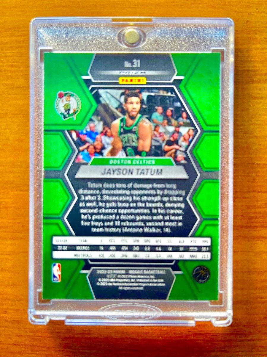 NBAカード Jayson Tatum SSP Gold Scope Prizm Jayson Tatum RARE GOLD REFRACTOR PRIZM INVESTMENT CARD SSP