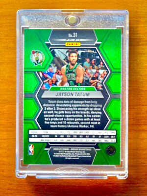 NBAカード Jayson Tatum SSP Gold Scope Prizm Jayson Tatum RARE GOLD REFRACTOR PRIZM INVESTMENT CARD SSP