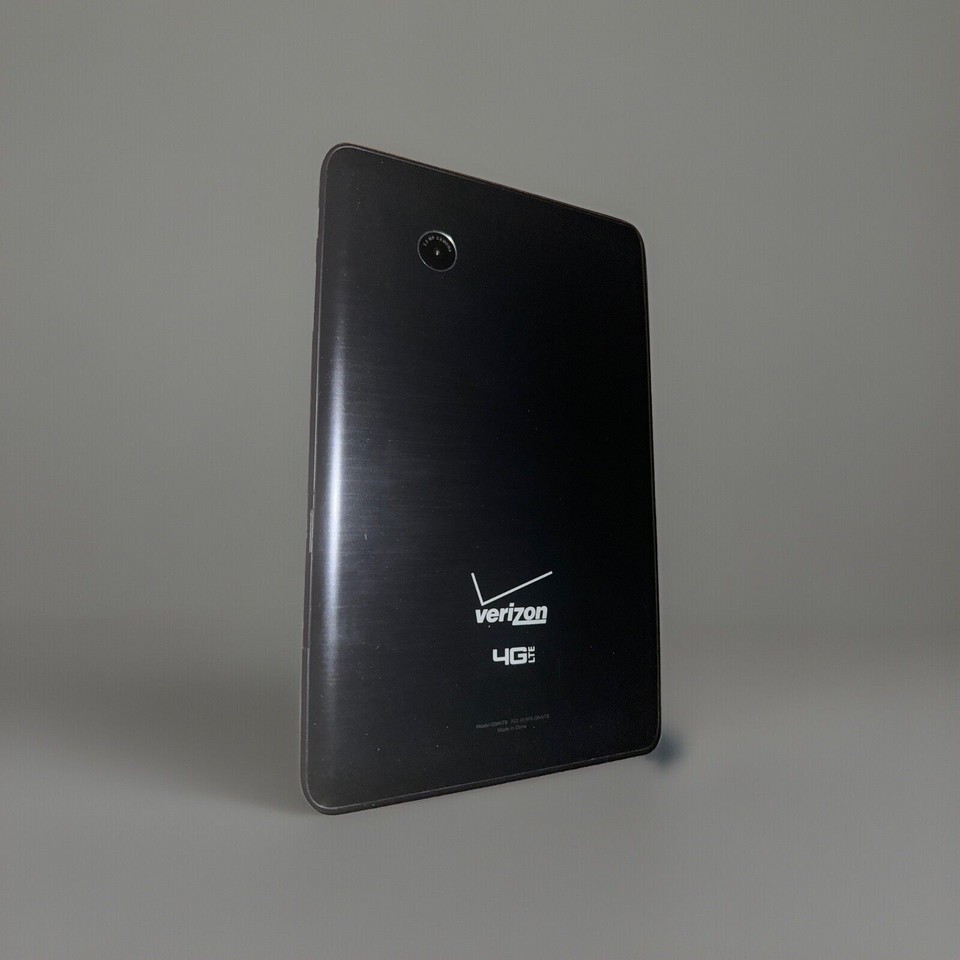 Verizon Ellipsis 7 QMV7B Black Android Tablet TESTED BT + Wifi + 4G