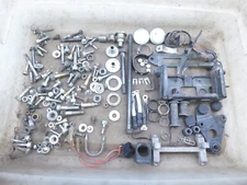 1985 Honda VT700 Shadow H1112-1) misc bike bolts parts mounts brackets