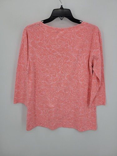 Top Fresh Produce Mujer Pequeño Rosa Floral Dobladillo Asimétrico Tejido Playa Boho - Imagen 2 de 7