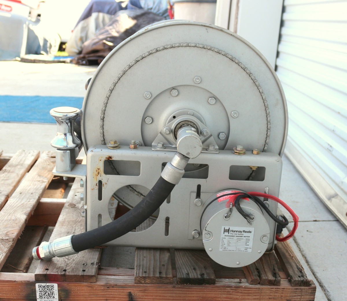 Hannay Reel P56AN227 w/ Permeant Magnet Motor- Hose +Akron 1.01