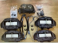1967-82 Corvette Lip seal Calipers-4 calipers,4 hoses, pads, clip, & M/C