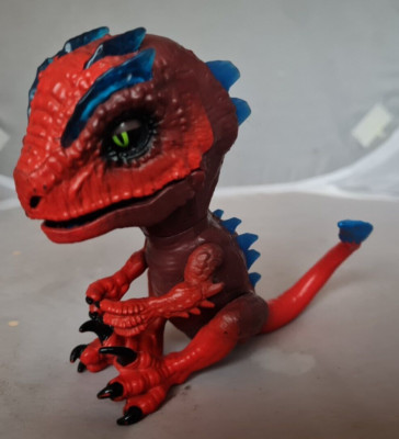 Fingerlings Untamed Radioactive Raptor Gamma Wowwee Toys Figur Dinosaurier 12 cm