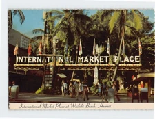 Postcard International Market Place At Waikiki Beach Honolulu Hawaii