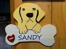 Handmade Personalized Dog Plaque