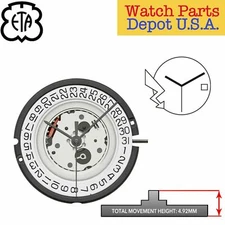Genuine ETA 805.112 Swiss Made Quartz Movement, (Multiple Variation) NEW!