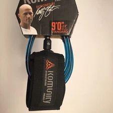 Komunity 9ft STANDARD 7mm Surfboard Longboard ankle Leash Kelly Slater 9 Ft blue