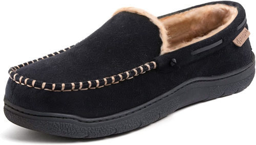 Zigzagger Men's Microsuede Moccasin 