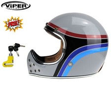 Casco Full Face Motocross ATV Off Road ViPER F701mx BMX Dirt Race + Blocco Disco