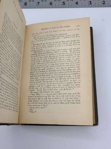 Ben Hur A Tale Of The Christ; 1st Ed; 1880 Early Printing Collectible - Picture 11 of 11